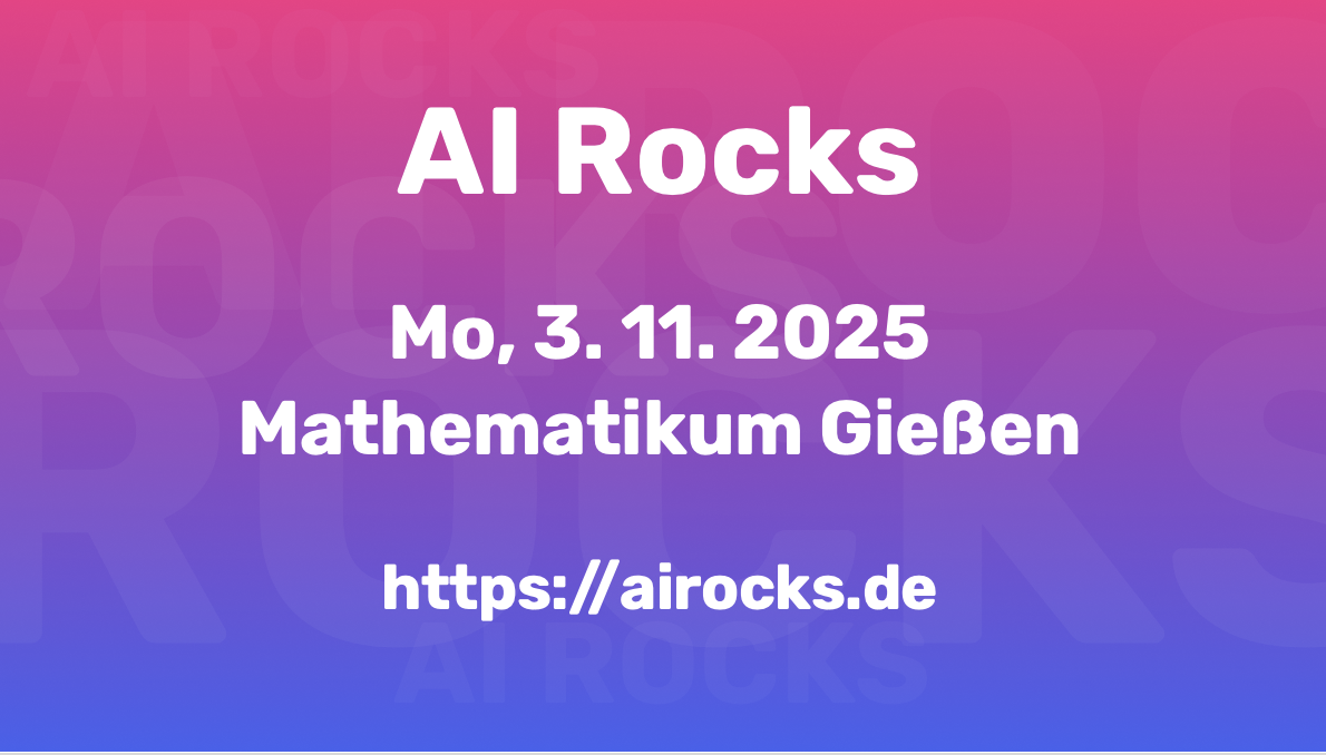 AI Rocks Konferenz
