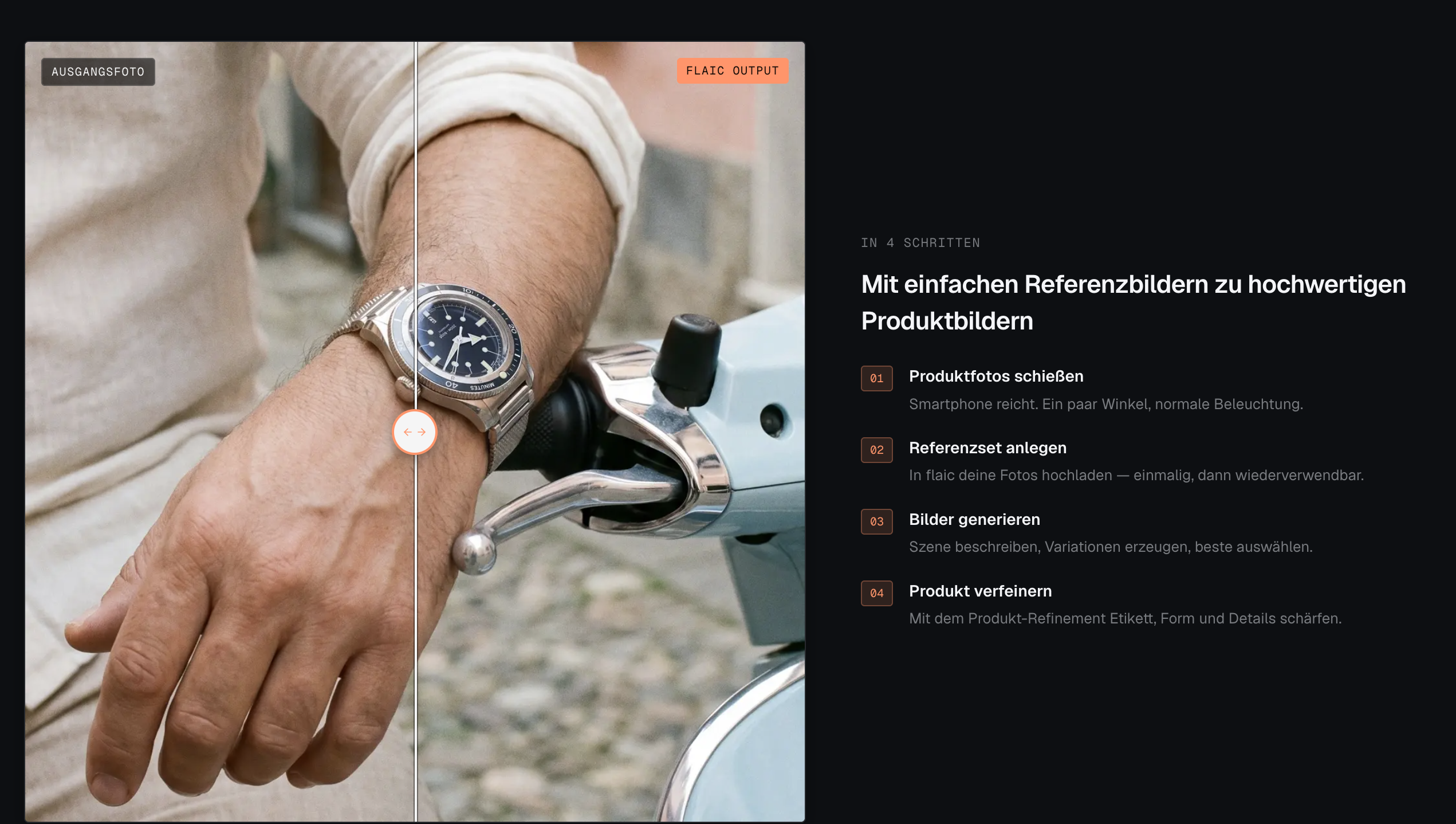 flaic Produktbild in einer inszenierten Szene