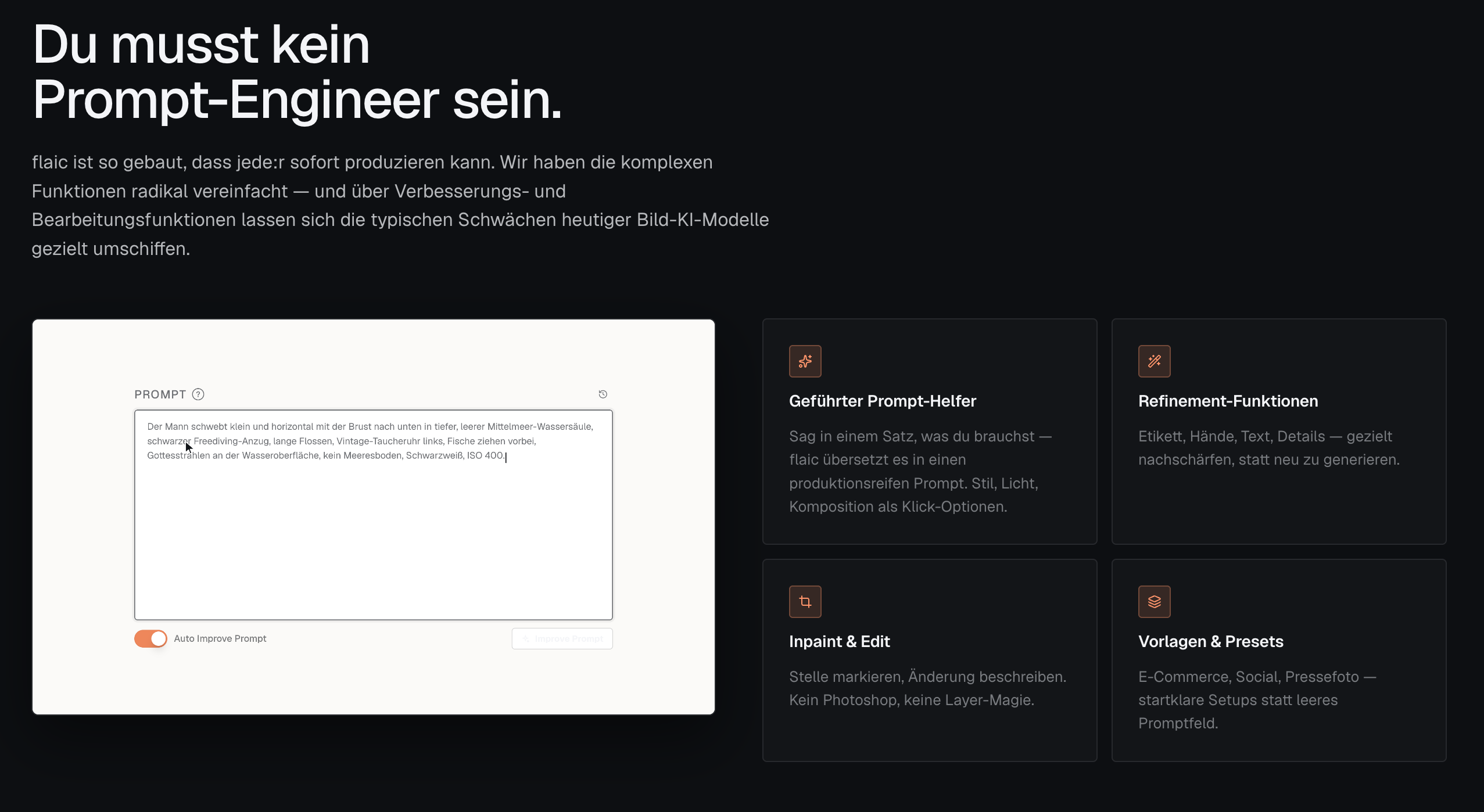 flaic Produktbild mit detailgetreuem Etikett