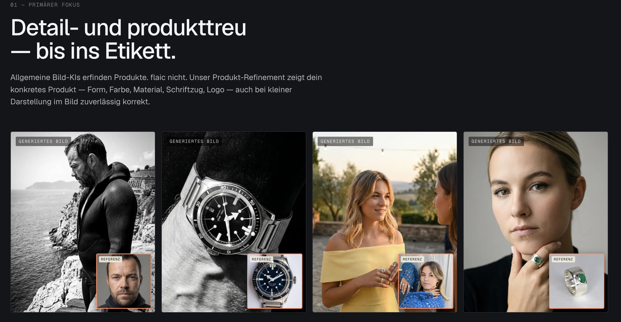 flaic Produktbild für Kampagne und E-Commerce
